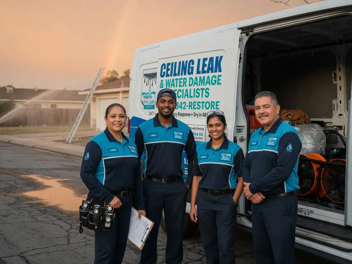 Ceiling Leak Cleanup company in Hooks, TX